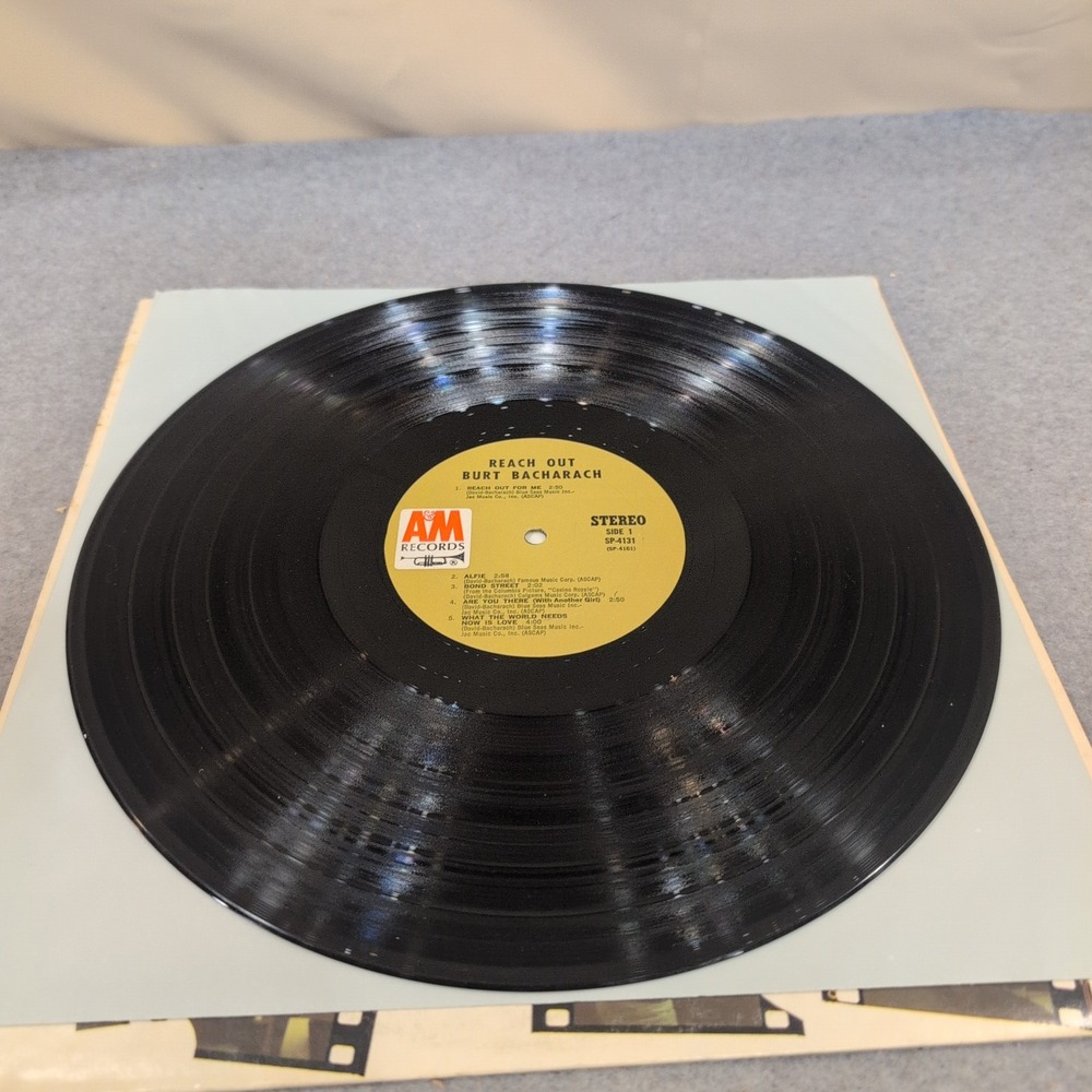 Burt Bacharach Reach Out Vinyl LP A&M Records SP-4131 Stereo 1967 Pop Lounge - Picture 3 of 6